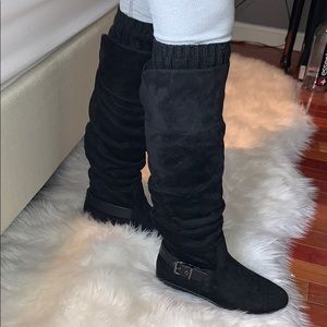 Knee High Suede Boots